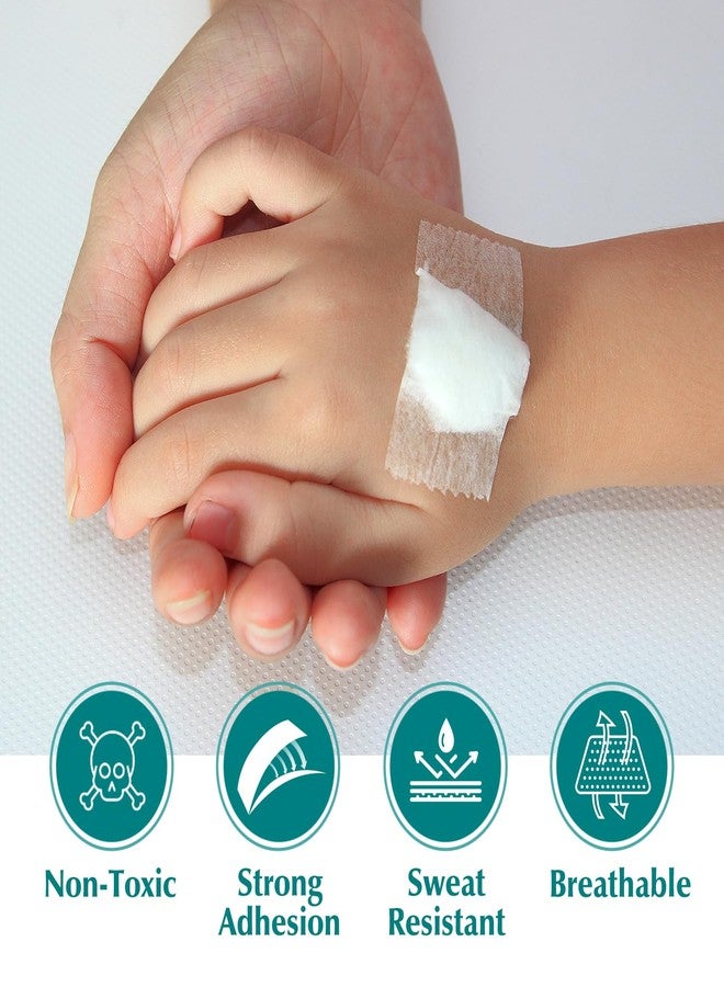 جنرال ميديا شريط جراحي ورقي ناعم من جنرال ميدي، 1 بوصة × 10.9 ياردة، التصاق لطيف (12 لفة) - Image 4