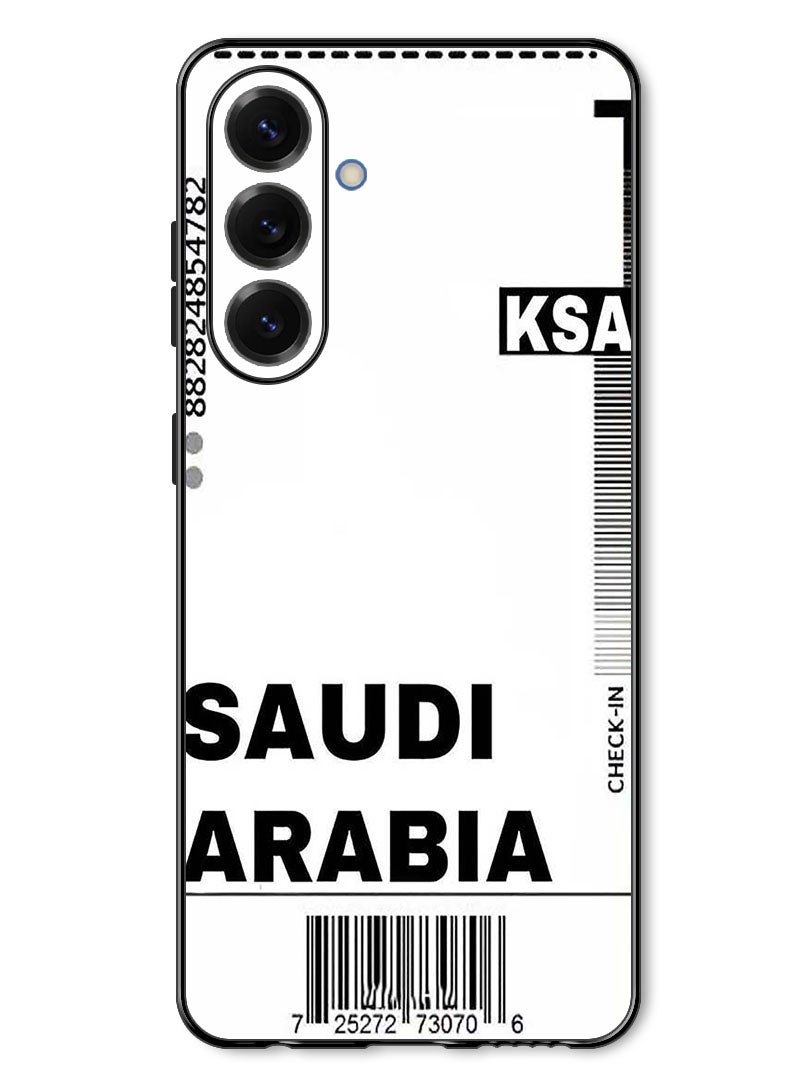 Theodor Case Compatible with Samsung Galaxy A37 Protection Shockproof Bumper Cover Saudi boarding pass - Image 1