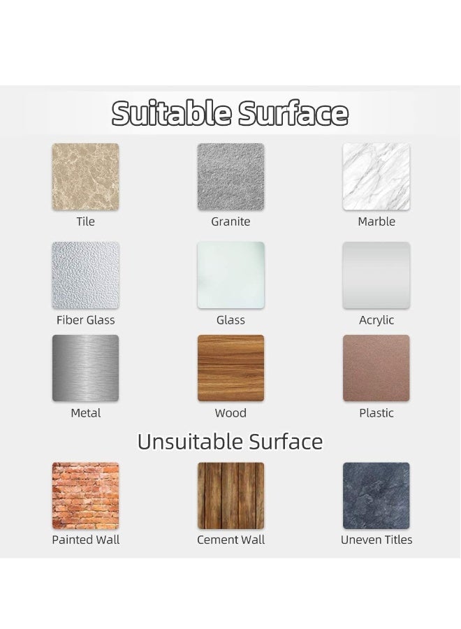 Heavy Duty Suction Cup Hooks - Versatile Black  White Hangers for Bathroom, Garden, Glass Door, Window, Wall - Perfect for Towels, Wreaths, and More - 6 Pack - Easy Installation, Weatherproof, Strong Hold - Image 4