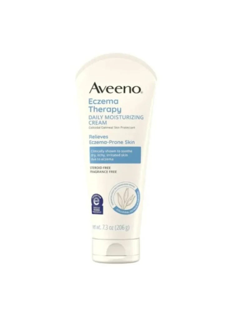 كريم الجسم المرطب اليومي لعلاج الاكزيما للبشرة الحساسة من افينو - 206 جرام