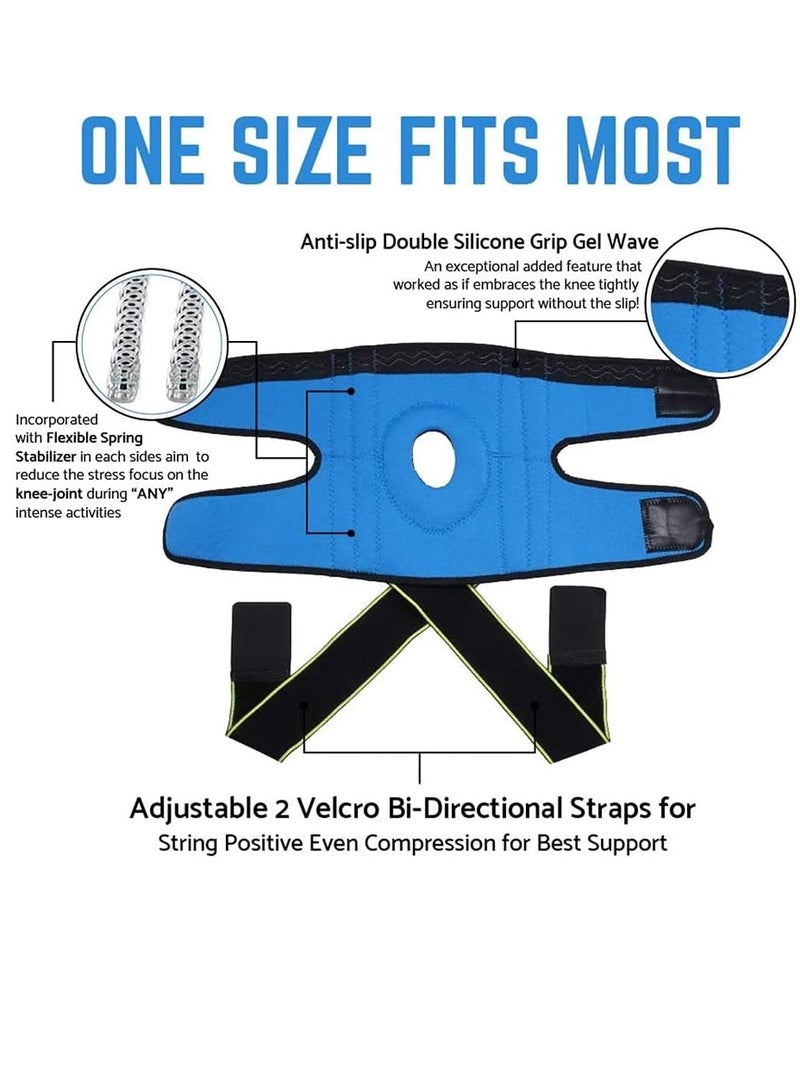 Bukela Knee Brace for Knee Pain - Adjustable Compression Knee Brace with Side Stabilizers for Men and Women, Knee Support for Meniscus Tear ACL, MCL, Injury Recovery - Image 4