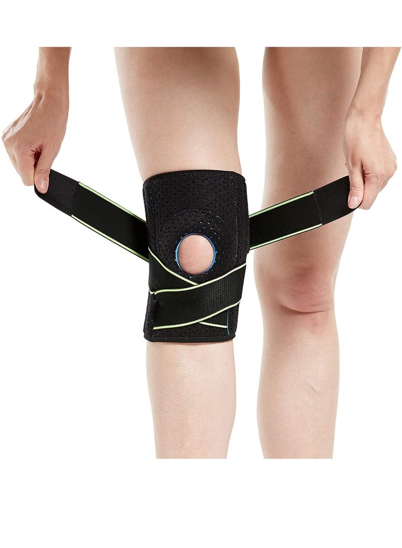 Bukela Knee Brace for Knee Pain - Adjustable Compression Knee Brace with Side Stabilizers for Men and Women, Knee Support for Meniscus Tear ACL, MCL, Injury Recovery - Image 2