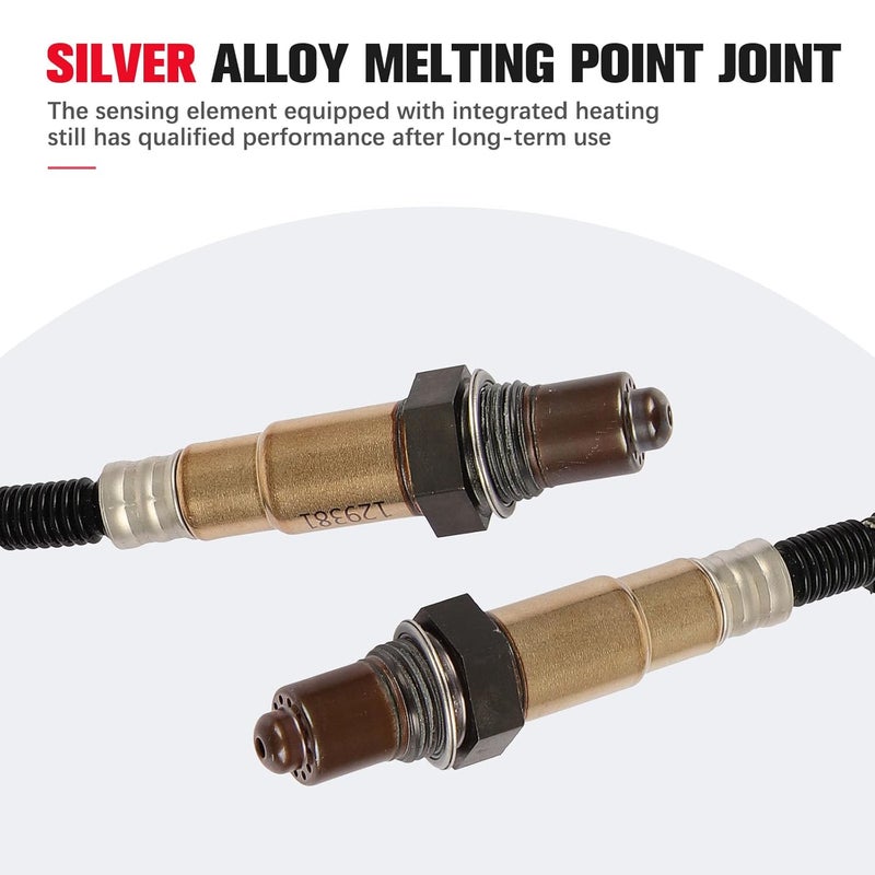 QIJIAUTO O2 Oxygen Sensor Upstream Downstream for Volkswagen Beetle 2012-2014 - 2PCS - Image 3