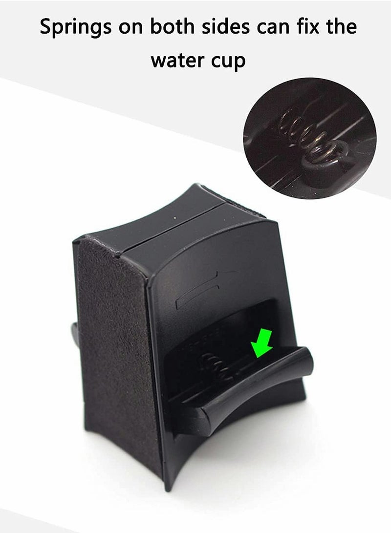 KASTWAVE Auto Accessories for Tesla Model 3/Model Y 2021 car Water Cup Slot Slip Limit Clip ABS Turn Fur Car Cup Holder Limiter Black - Image 3