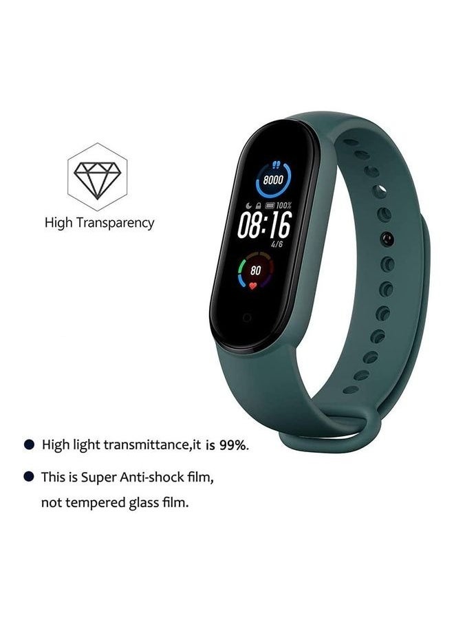 Generic - 2 Pack High Definition Hydrogel Screen Protector For Xiaomi Mi Band 8 【Hydrophobic and Oil Repellent Fingerprint Resistance】【Automatic Repair of Scratches】【Original Sense】Protector For Mi Band 8 Clear - Image 1