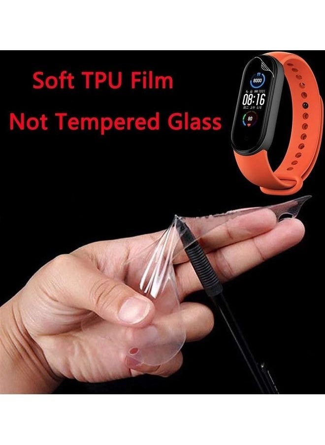 ماركة غير محددة 2 حزمة من حامي الشاشة ذو التصميم متعدد الطبقات عالي الدقة لساعة Xiaomi Mi Band 8، عملية متعددة الطبقات، تقنية النانو المتقدمة، رفض التدمير الفيزيائي، حامي لساعة Mi Band 8 شفاف.  - Image 4