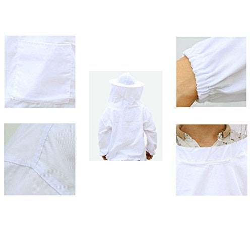 Xgunion Professional Beekeeper Suit (Jacket, Pants, Gloves) Beekeeping Suit Bee Suits for Men Women - Image 2