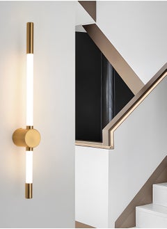 YATAI LIGHTING LED Wall Lights for Bedrooms & Living Rooms - Dimmable Sconces Wall Lighting Fixtures with 3 Color Temperature & High-Quality Metal Construction - Modern Golden Linear Strip Shape  - Image 5