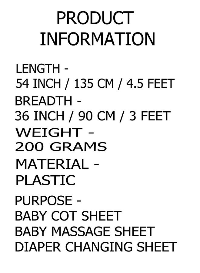 Ecosoft Plastic Sheetpvc Sheet For Kidsrubber Sheet For Babiesbed Wetting Protector(90 X 135 Cm) (Pink Abc123)  - Image 4
