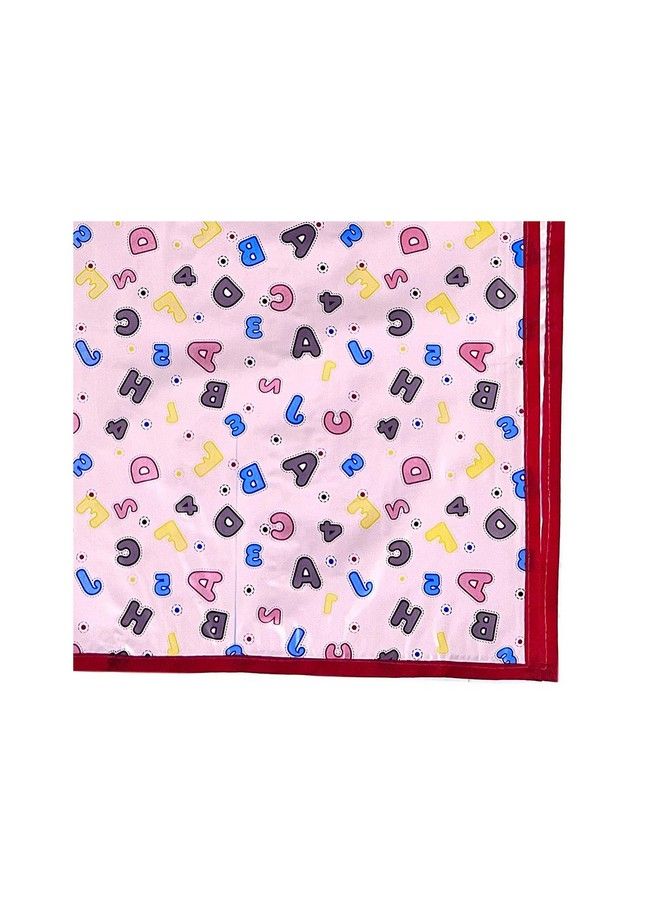 Ecosoft Plastic Sheetpvc Sheet For Kidsrubber Sheet For Babiesbed Wetting Protector(90 X 135 Cm) (Pink Abc123)  - Image 3