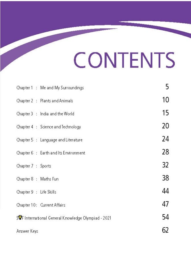 International General Knowledge Olympiad (IGKO) Work Book for Class 1 - MCQs & Achievers Section - General Knowledge Books For 2022-2023 Exam  - Image 2