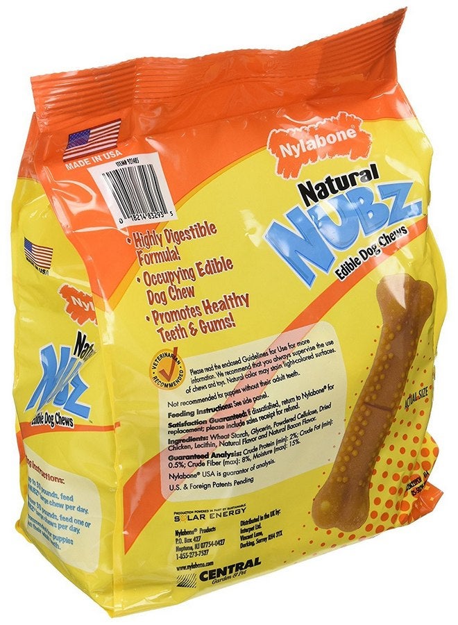 Nylabone Natural Nubz Edible Dog Chews, 22 Count - Image 1