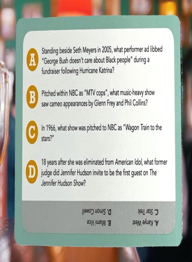 You Gotta Know لعبة معلومات عامة عن التلفزيون - Image 4