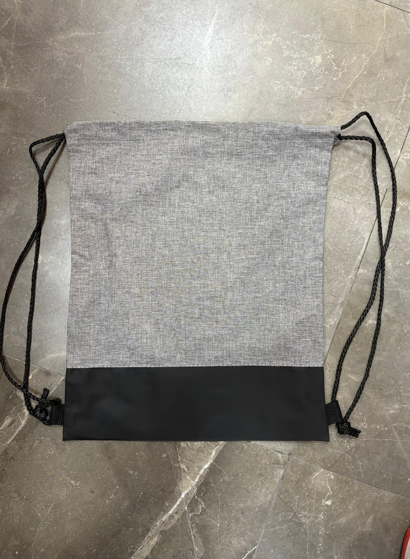 PU Gift Set (Canvas Drawstring Bag, A5 PU Notebook with Pen Holder, and Black Cork Pen) - Image 2