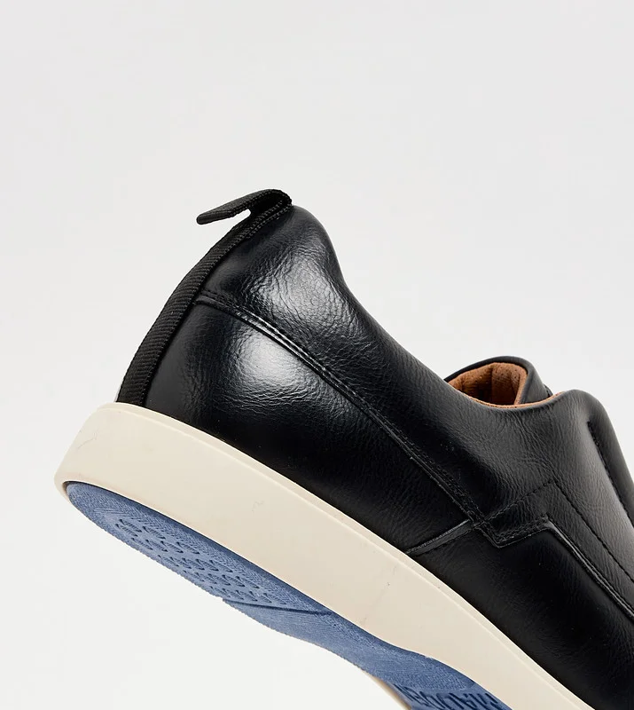Steve Madden  Mnorman Black Men's Casual Slip-On Shoes for Men | Best Price UAE