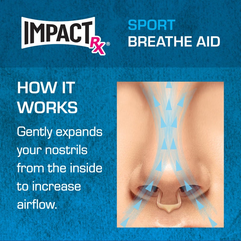 SleepRight ImpactRx Sport Intra-Nasal Breathe Aids from SleepRight, Breathing Aids for Sports, Nasal Dilator for Athletes (2-Pack) - Image 4