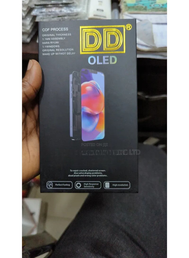 دي دي شاشة عرض OLED بديلة لهاتف iPhone 16 Pro Max - جودة أصلية، سطوع عالي، مجموعة محول رقمي باللمس - Image 4