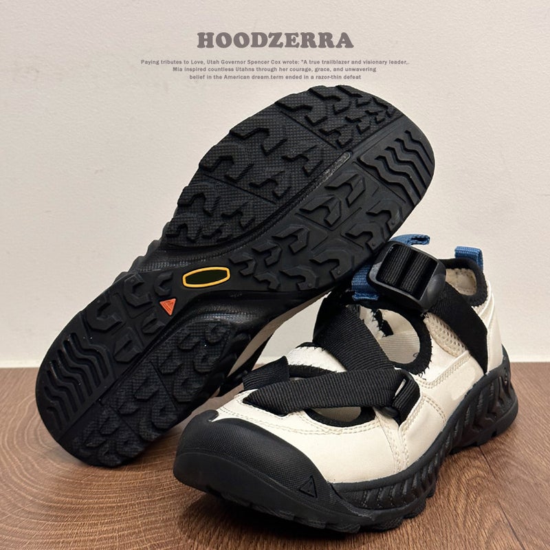 HOODZERRA Women's Flat Sandals Mary Jane for Outdoor Hiking Beach - Image 3