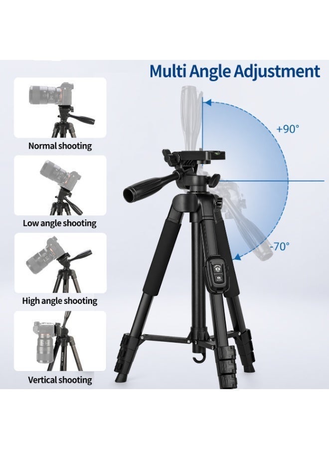 KINGMAZI Tripod For Phone/Camera 55in/140cm With Bluetooth Remote - Image 5