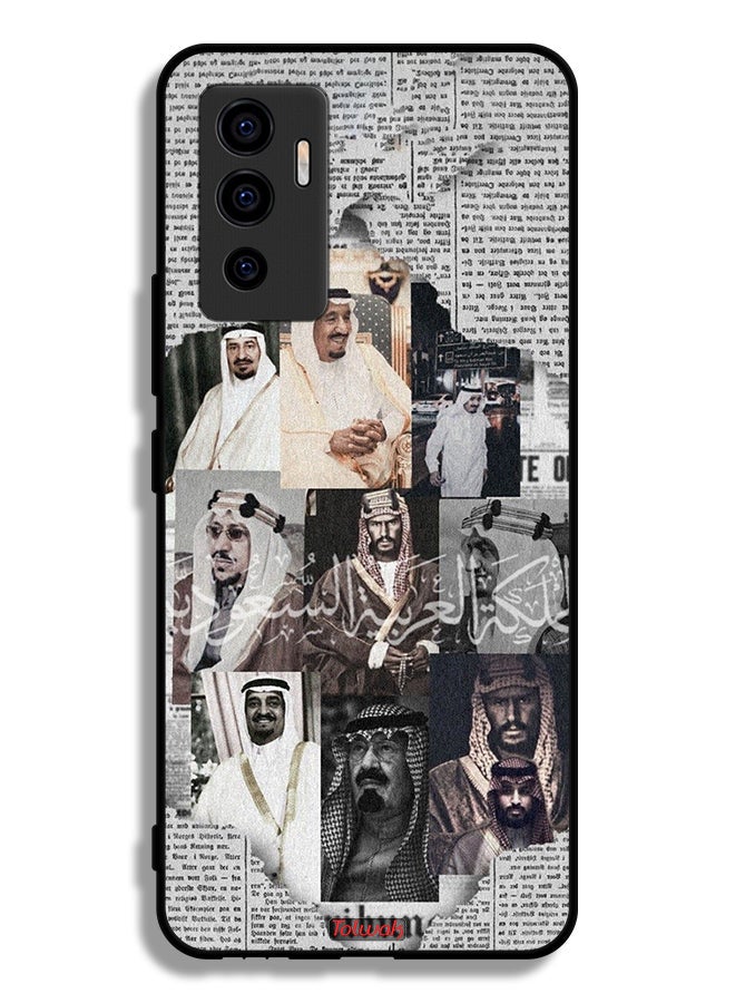 Tolwak Vivo V23e Protective Case Cover Saudi Kings In News Paper - Image 2