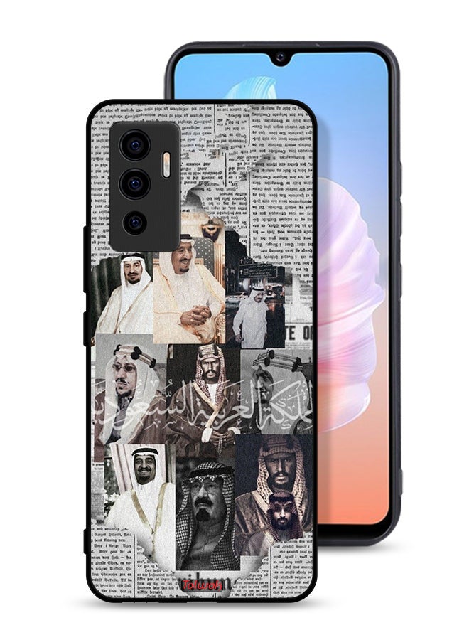 Tolwak Vivo V23e Protective Case Cover Saudi Kings In News Paper - Image 1