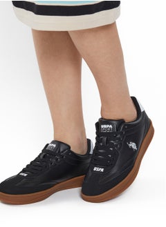 U.S. Polo Assn. Women's Black Low-Top Sneakers - Lightweight Timeless Lace-Up Style, Ideal for Casual Outings  - Image 5