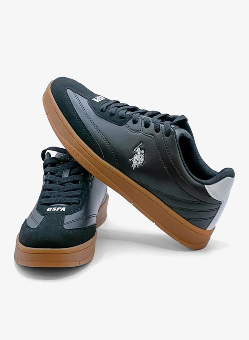 يو اس بولو اسن سنيكرز نسائي أسود كاجوال برباط