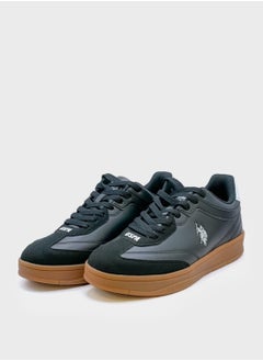 U.S. Polo Assn. Women's Black Low-Top Sneakers - Lightweight Timeless Lace-Up Style, Ideal for Casual Outings  - Image 3