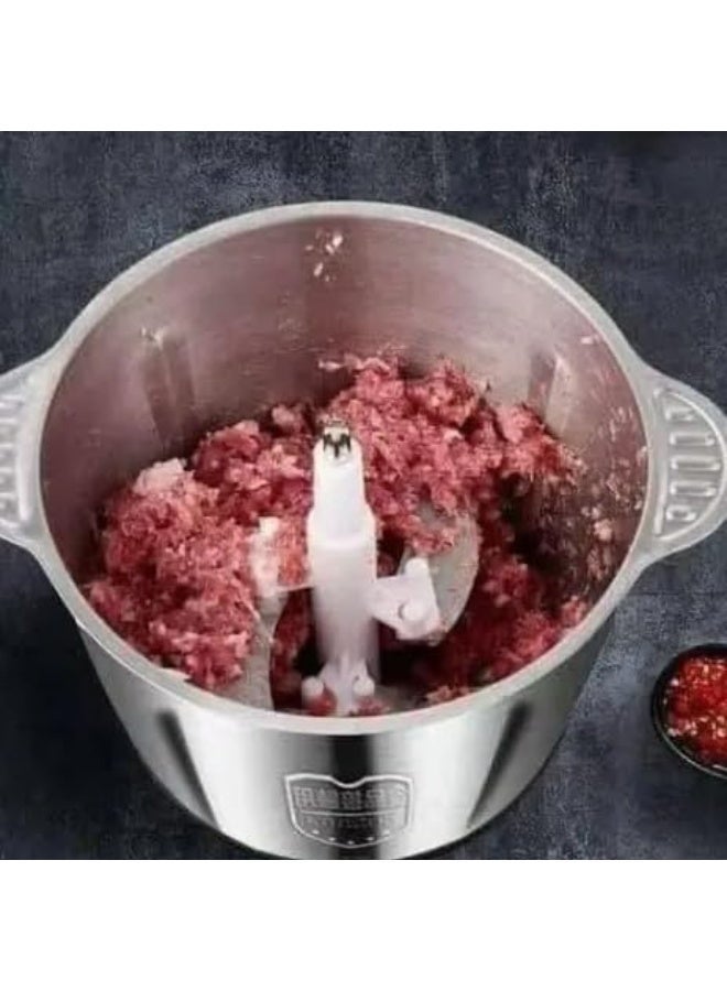 High-Power 800W Meat Grinder & Food Processor (3L) | 3-Speed Heavy-Duty Food Preparer | Durable High-Quality Home Essential - Image 2