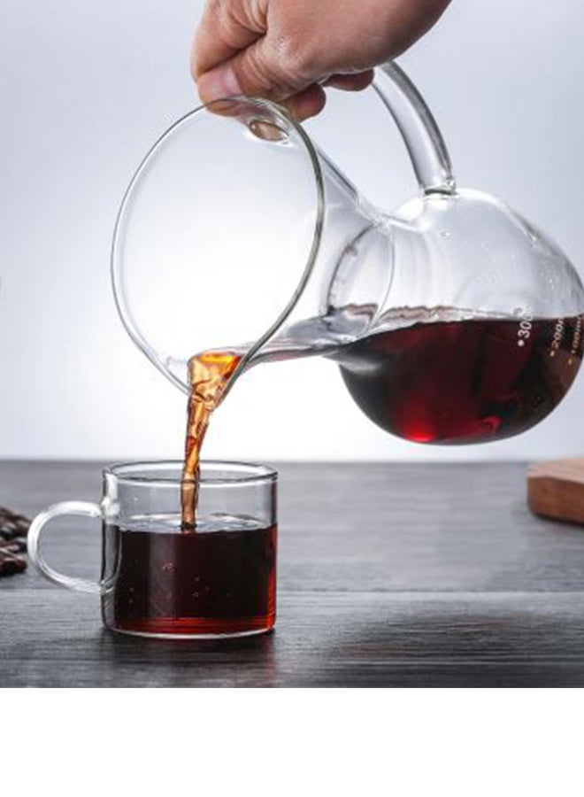 supple Coffee Kettle With Filter Drip Slow Brew Clear 300ml - Image 2