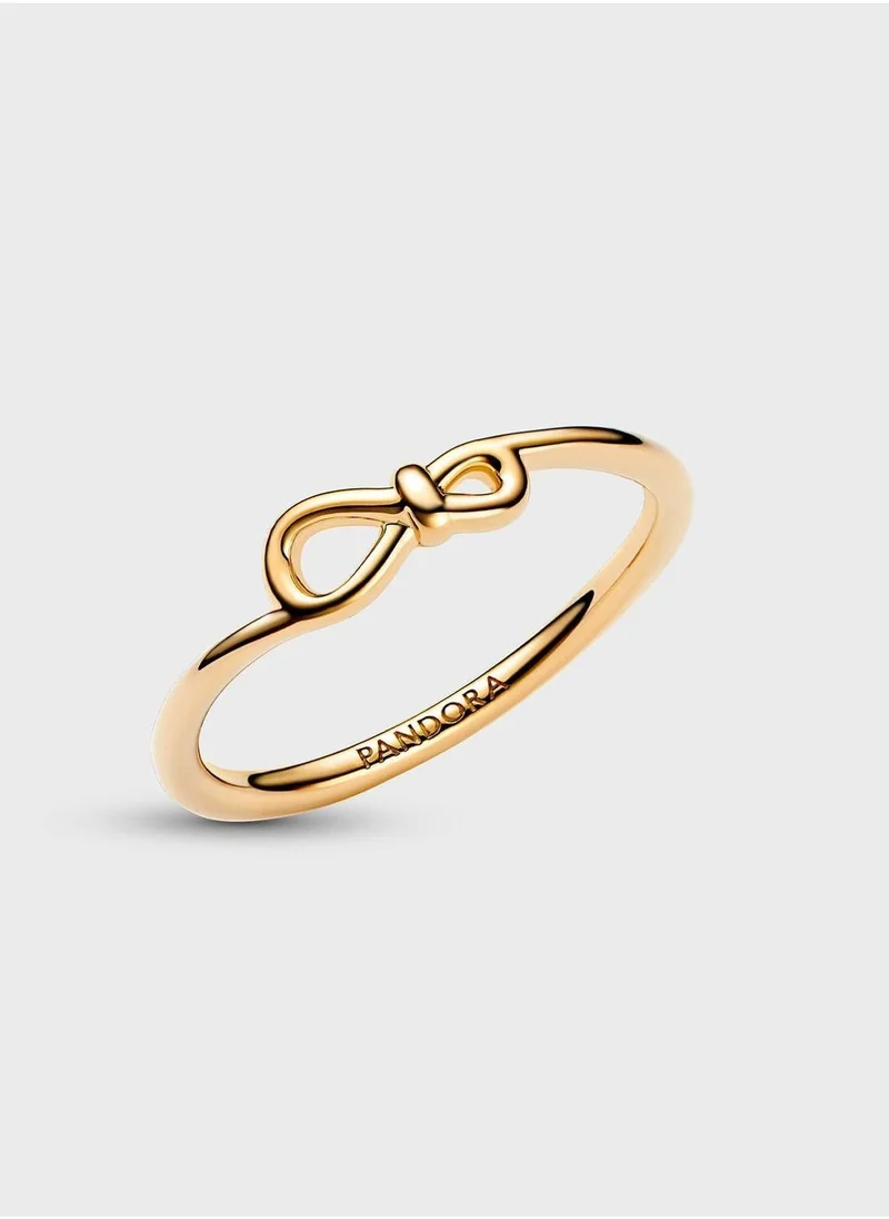 PANDORA  Infinity 14K Gold-Plated Ring for Women | Best Price UAE
