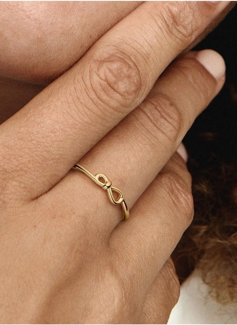 PANDORA  Infinity 14K Gold-Plated Ring for Women | Best Price UAE