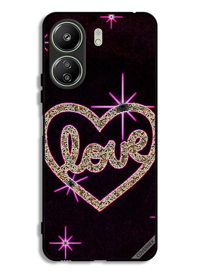 Covernex Xiaomi Redmi 13C Protective Case Cover Love Heart - Image 1