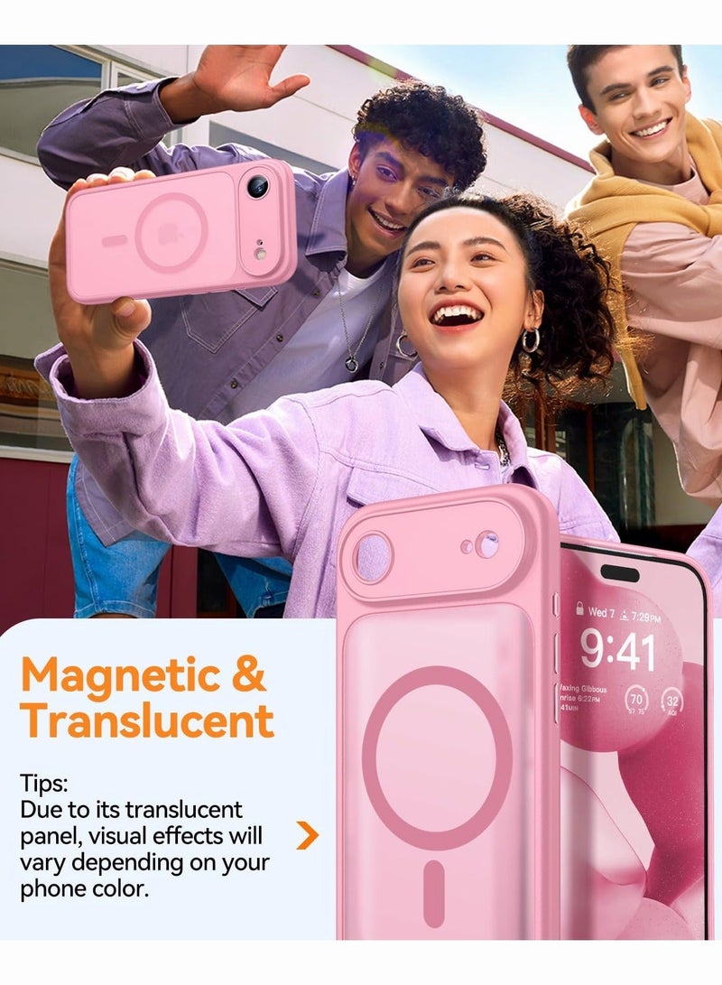 SOKAD MagSafe Matte Pink Case for iPhone Air, Full Camera Protection - Image 4