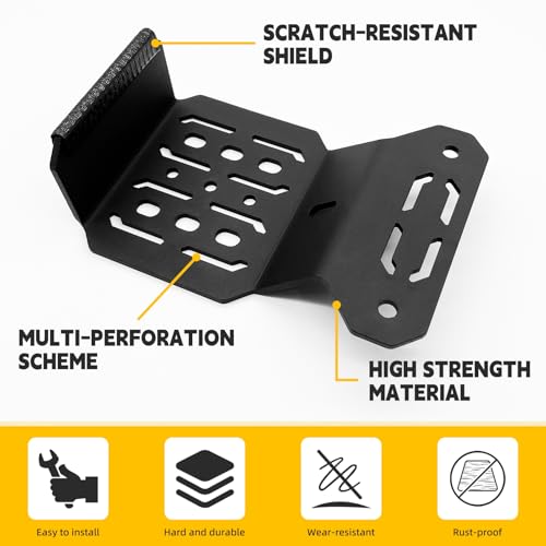 TENGBASE Bed Rail Brackets, Truck Bed Accessories are Compatible with Tacoma, Bed Rail Module Systems for Shovels, Axes, Recovery Plates, Fuel Tanks and Other Accessories - Image 2