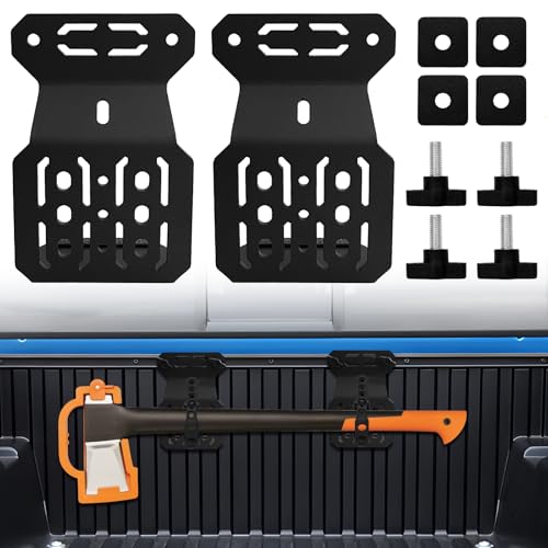 TENGBASE Bed Rail Brackets, Truck Bed Accessories are Compatible with Tacoma, Bed Rail Module Systems for Shovels, Axes, Recovery Plates, Fuel Tanks and Other Accessories - Image 1
