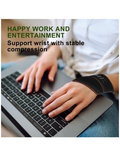 Excefore 2 Pack Wrist Compression Strap and Brace, Sport Wrist Support for Women and Men – Ideal for Work,Fitness, Weightlifting, Yoga, Sports,Tendonitis – Adjustable Splint Fits Right and Left Hand  - Image 5