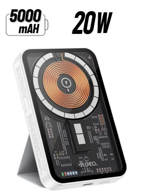 Hoco Q10 Transparent Edition PD20W Mag Fast Charging (5000mAh)