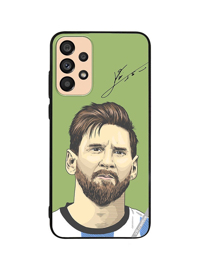 VR CREATIVE Protective Case Cover For Samsung Galaxy A33 5G Lionel Messi, An Argentine Design Multicolour - Image 1