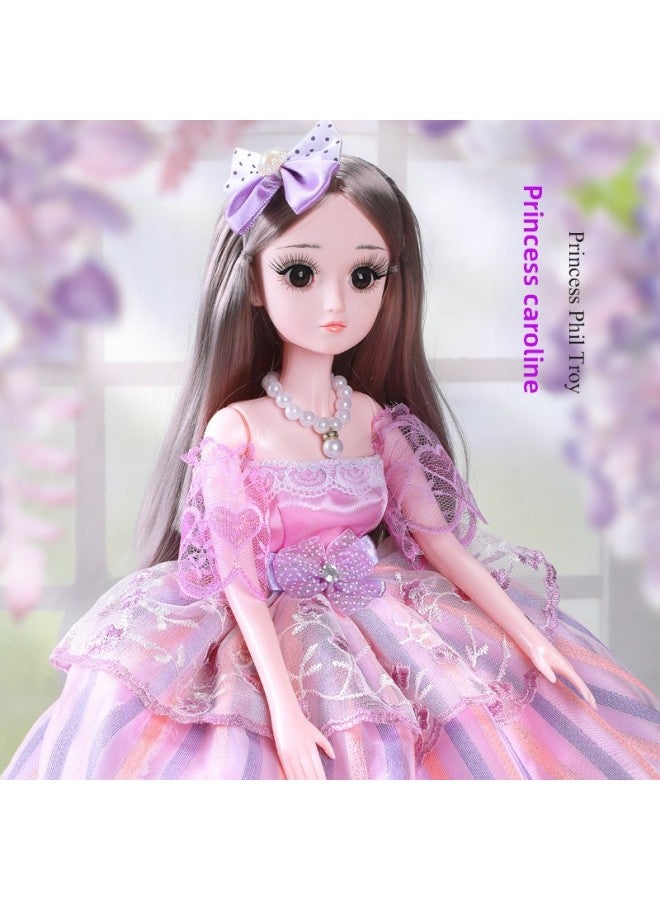 60 Centimeter Oversized Doll Set Little Girl Princess Play House Children's Birthday Gift Box Toys Wholesale-Color:Princess Caroline -60cm-Height:Blink + Music Edition -5 Joints -36 Gift Dressing Gift 3 【Gift Box】】 - Image 1