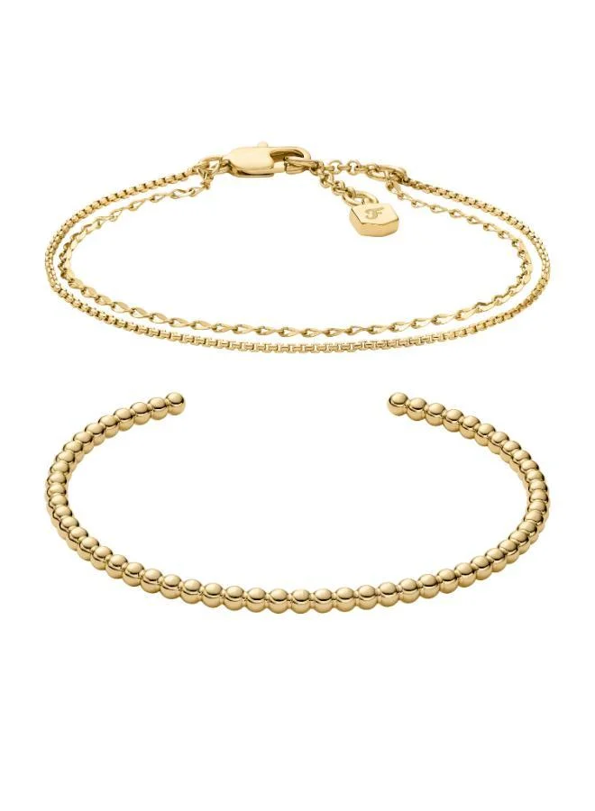 فوسيل Brass Bracelet Gift Set