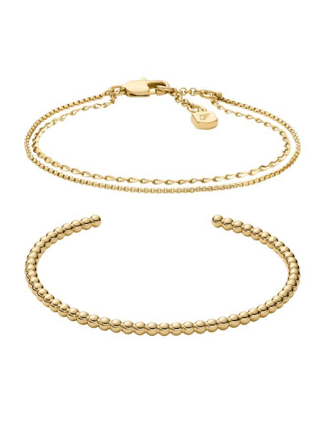FOSSIL Brass Bracelet Gift Set - Image 1