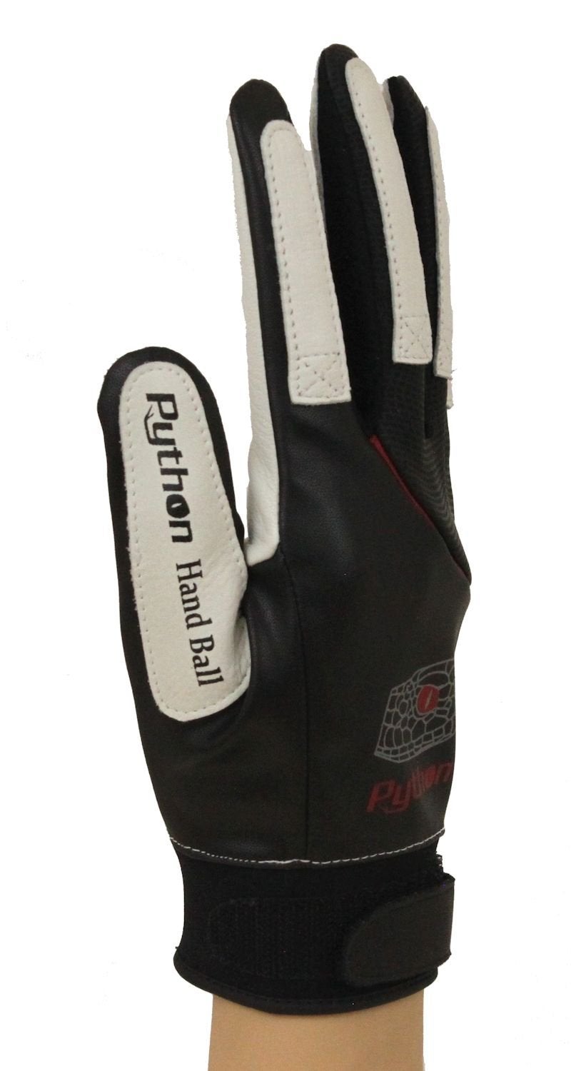 Python Racquetball Python Deluxe Handball Glove (Pair) (Padded) (w/Strap) (Large) - Image 3