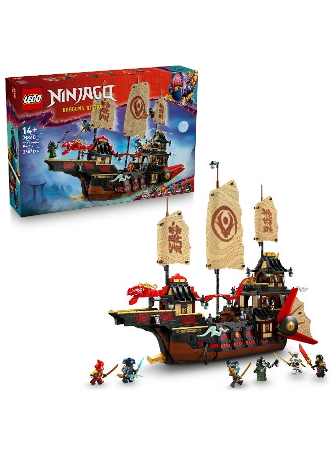 LEGO NINJAGO The Temple Bounty Ship 71848 Building Set (2387 Pieces) - Image 1