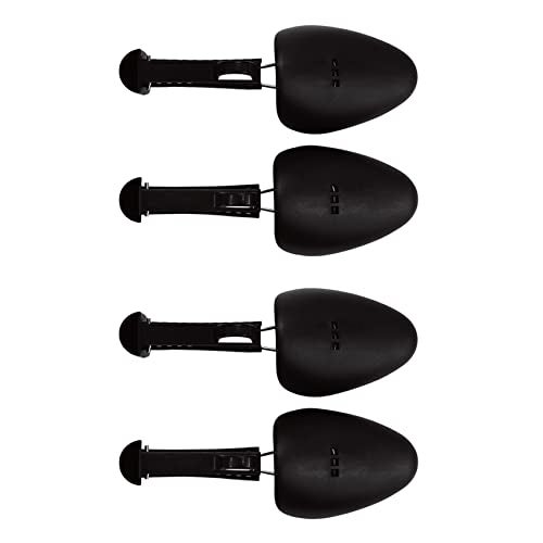 YY YEARCHY Shoe Trees for Mens US 712 Stretcher Adjustable Lightweight Plastic Black Holder Shaper 2 Pairs Black - Image 1