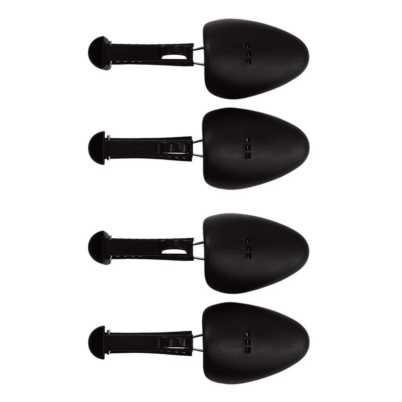 YY YEARCHY Shoe Trees for Mens US 712 Stretcher Adjustable Lightweight Plastic Black Holder Shaper 2 Pairs Black - Image 2