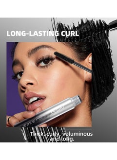 QiBest Volume Building Mascara, Lash Sensational Sky High Washable Mascara Makeup, Volumizing, Lengthening, Defining, Curling, Multiplying, Buildable Formula, Mascara Black  - Image 2