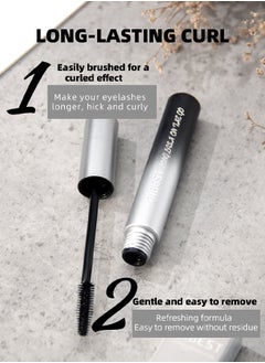 QiBest Volume Building Mascara, Lash Sensational Sky High Washable Mascara Makeup, Volumizing, Lengthening, Defining, Curling, Multiplying, Buildable Formula, Mascara Black  - Image 4