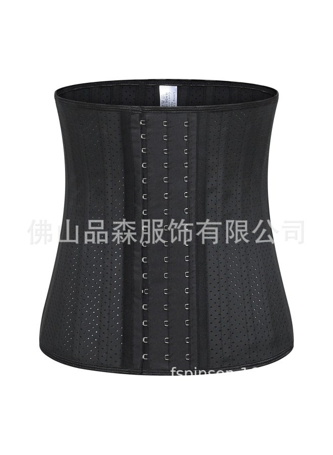 Hot Summer Latex Rubber Shaping Clothes Mesh Corset Abdomen Tinker Sports Shaping Belt Female Straight Goods