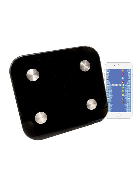 Bluetooth Body Fat Scale, Smart Digital Wireless Scale with 180kg Capacity Measures Weight, Water, Muscle Mass, BMI, Bone Mass, Visceral Fat, Calories with iOS and Android App by Opus Living
